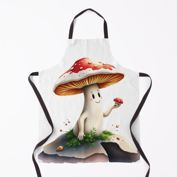 Item preview, mushroom standing peacefully designed and sold by MindfluxStudio.