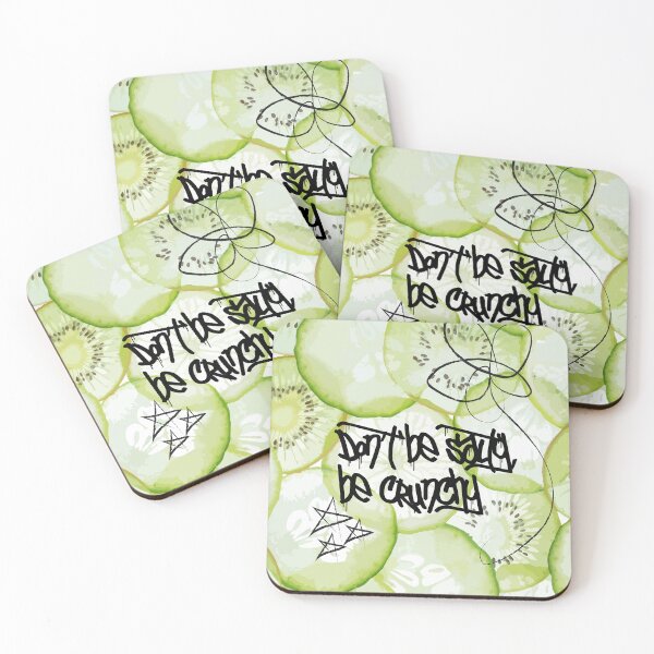 Item preview, Don't Be Salty, Be Crunchy – Cucumber Vibes | Funny Tropical Veggie Aesthetic designed and sold by coconova.