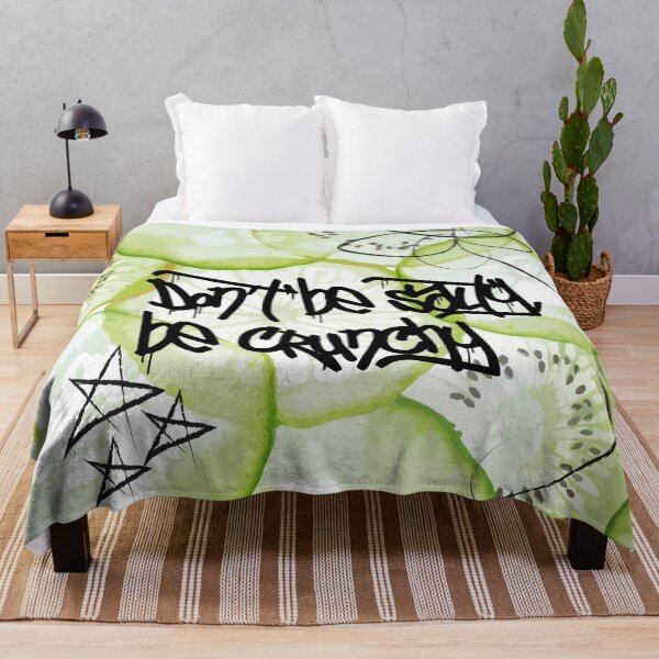 Item preview, Don't Be Salty, Be Crunchy – Cucumber Vibes | Funny Tropical Veggie Aesthetic designed and sold by coconova.