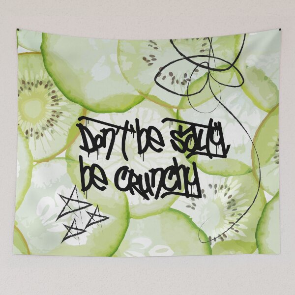 Item preview, Don't Be Salty, Be Crunchy – Cucumber Vibes | Funny Tropical Veggie Aesthetic designed and sold by coconova.