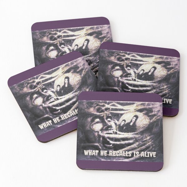 Item preview, What He Recalls Is Alive – Surreal Memory Loop Drawing - Purple designed and sold by Anomaly Effect.