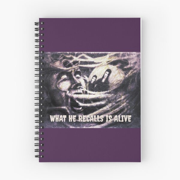 Item preview, What He Recalls Is Alive – Surreal Memory Loop Drawing - Purple designed and sold by Anomaly Effect.