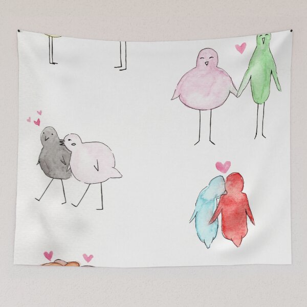 Item preview, Lovebirds designed and sold by MayaPapaya24.