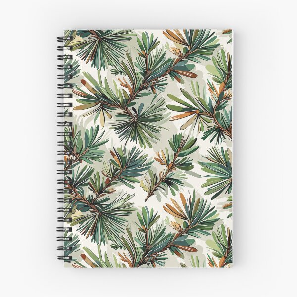 Item preview, Rustic Pine Needles Seamless Nature Pattern designed and sold by Canvas-Whispers.