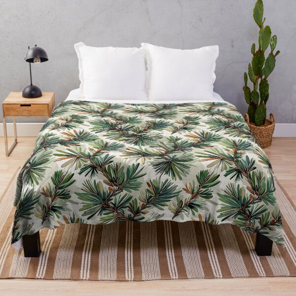 Item preview, Rustic Pine Needles Seamless Nature Pattern designed and sold by ArtDzignsZA.