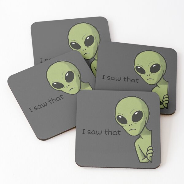 Item preview, Cartoon Alien I Saw That designed and sold by TSQ.