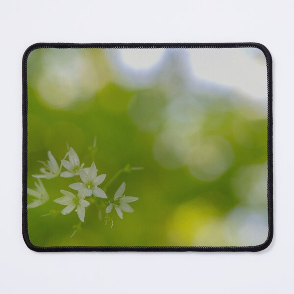 Item preview, white flowers on a green background designed and sold by Slalon85.