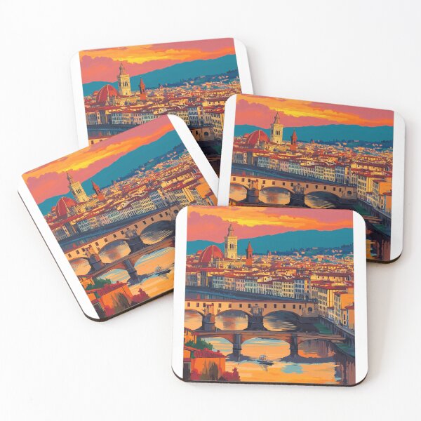Item preview, Florence Firenze Italy Vintage Travel designed and sold by pixelon-designs.