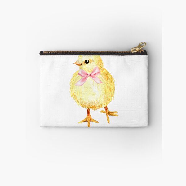Item preview, Cute Yellow Chick with Pink Bow – Coquette Cottagecore Farmhouse Aesthetic designed and sold by DivinePassion.