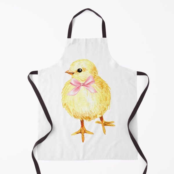 Item preview, Cute Yellow Chick with Pink Bow – Coquette Cottagecore Farmhouse Aesthetic designed and sold by DivinePassion.