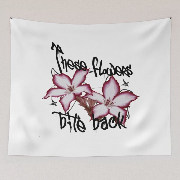 Item preview,  These Flowers Bite Back – Dangerous Bloom Aesthetic  designed and sold by coconova.