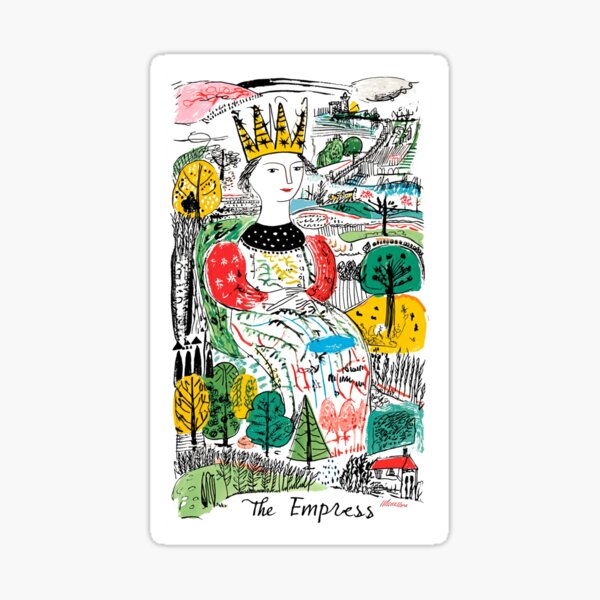 Vista previa del artículo con la obra «La Emperatriz – Tarot ilustrado de Deedlit», diseñado y vendido por Deedlitvisuals.