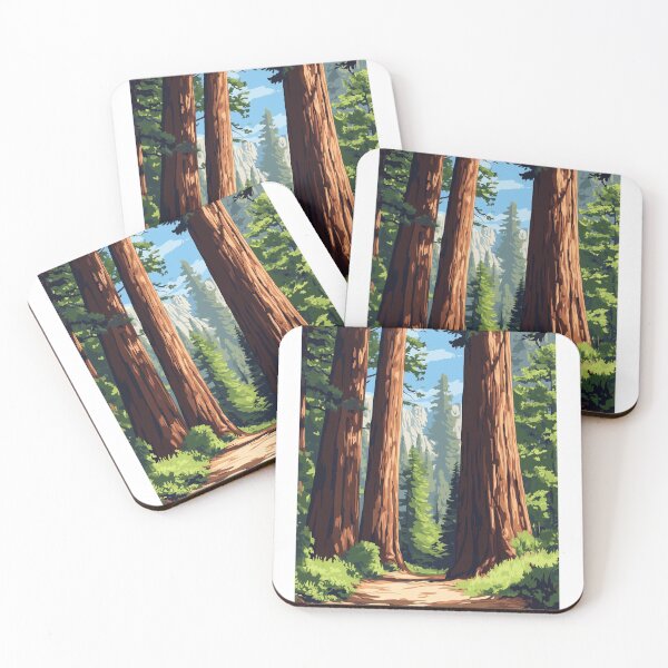 Item preview, Sequoia National Park USA Vintage Travel designed and sold by pixelon-designs.