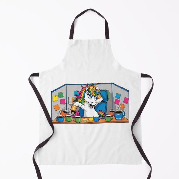 Item preview, Stressed Unicorn – Coffee, Chaos and Rainbows designed and sold by StormArte.