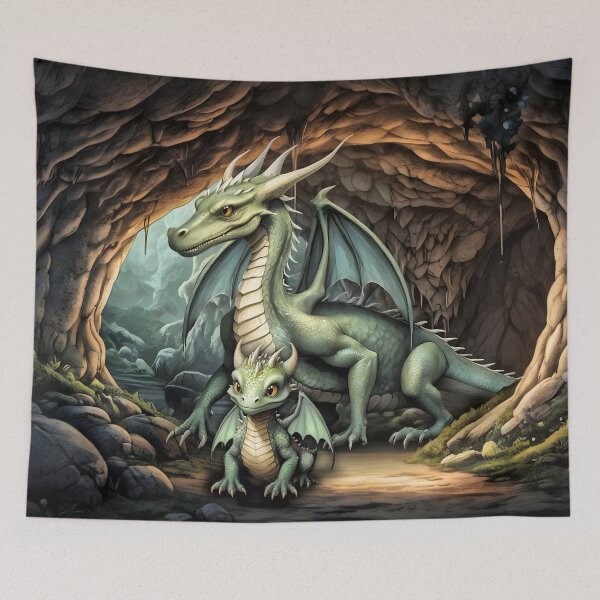 Item preview, Mother And Baby Dragon designed and sold by NikkiBear67.