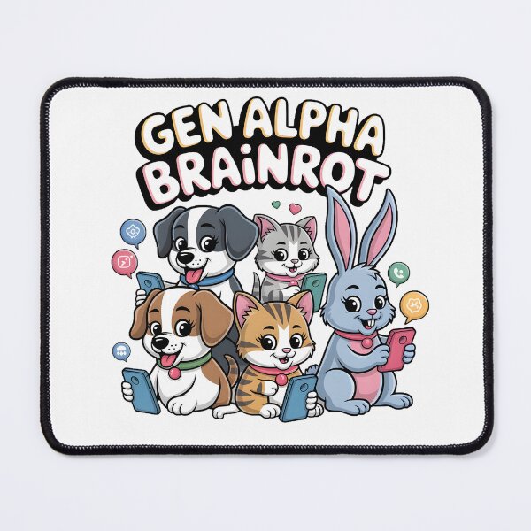 Item preview, Gen Alpha Brainrot Tech-Savvy Humor T-Shirt designed and sold by AnnDesignStudio.
