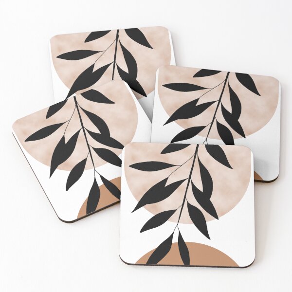 Item preview, Earthy Toned Arch Print with Soft Botanicals designed and sold by Pattern&Pixel.