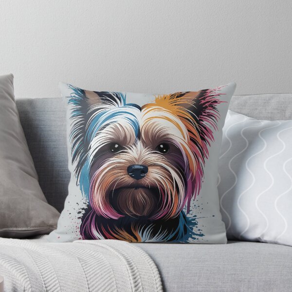Item preview, Yorkshire Terrier Paint Splatter designed and sold by AI-Syn-Pro.