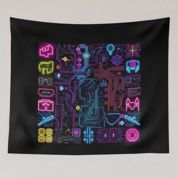 Artikelvorschau, Cyberpunk-Muster entworfen und verkauft von PatronesKawai.