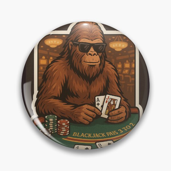 Item preview, Bigfoot playing cards in a casino.  designed and sold by EL-Squatcho.