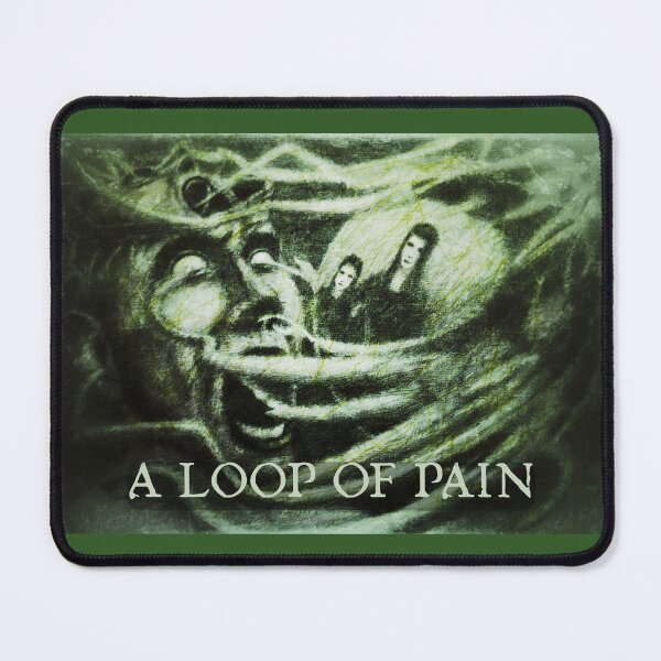 Item preview, A Loop of Pain – Surreal Drawing of Memory and Emotional Distress - Green designed and sold by Anomaly Effect.
