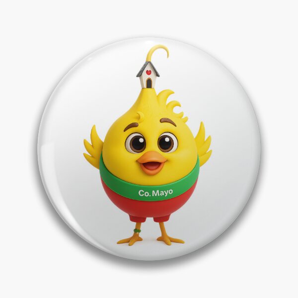 Item preview, Co. Mayo Spudie – Cute Irish Chick Character | Mayo Pride Pixar-Style Tee designed and sold by Spudies.