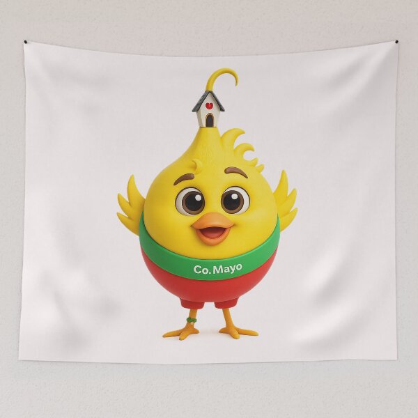 Item preview, Co. Mayo Spudie – Cute Irish Chick Character | Mayo Pride Pixar-Style Tee designed and sold by Spudies.