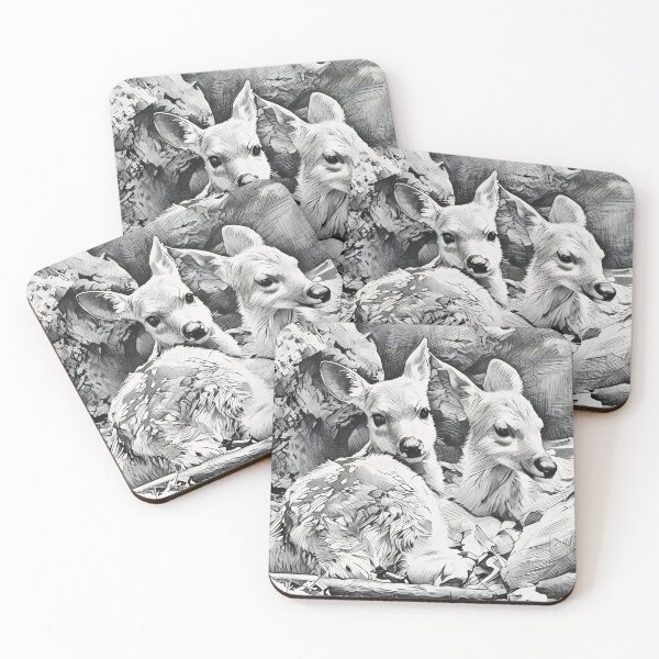 Item preview, Resting Fawns designed and sold by Anthony Seeker.