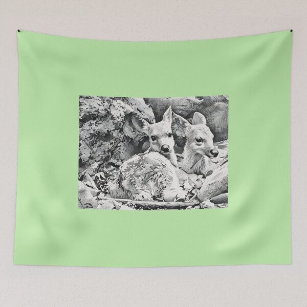 Item preview, Resting Fawns designed and sold by Anthony Seeker.
