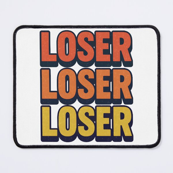 Item preview, Funny LOSER Bold Text Graphic | Retro Distressed Typography Humor  designed and sold by DrawHandArt.