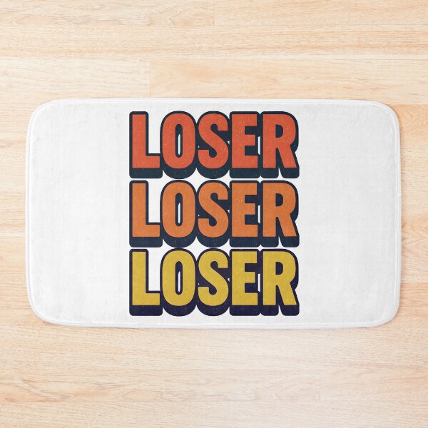 Item preview, Funny LOSER Bold Text Graphic | Retro Distressed Typography Humor  designed and sold by DrawHandArt.