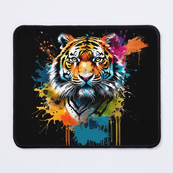 Item preview, Tiger in Splashed Colors designed and sold by RWCarpenter.