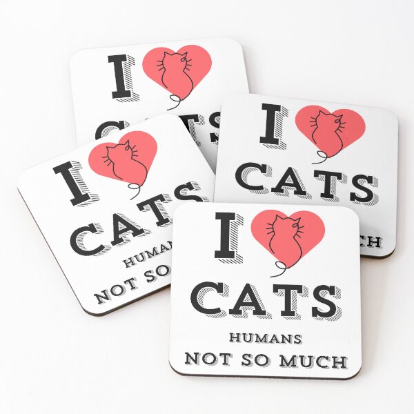 Item preview, I Love Cats Humans Not So Much | Cat Lover Sarcastic T-Shirt | Funny Pet Owner Shirt | Anti-Social Humor Tee | Introvert Cat Lady Gift | Unisex Graphic Apparel designed and sold by Weird5-TheStore.