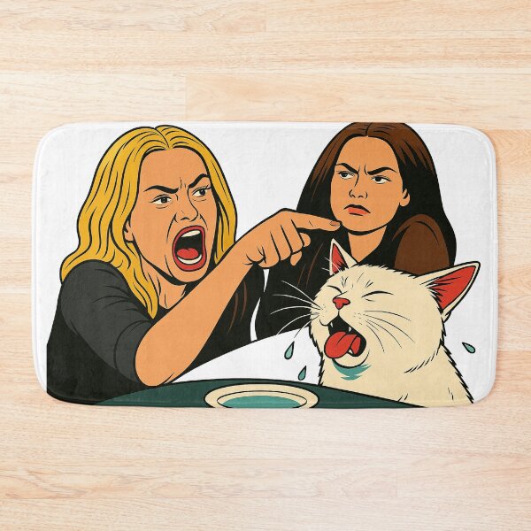 Item preview, Woman Yelling at Cat Meme Funny Smudge  designed and sold by memememescat.