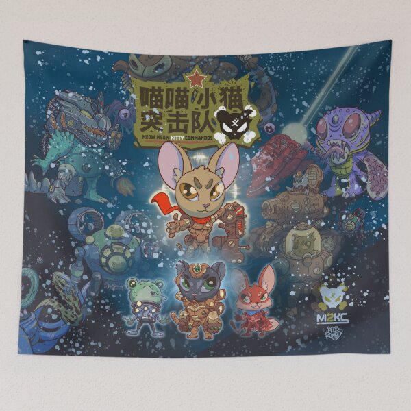 Item preview, LEZ GO Kitty Commandos! designed and sold by Polyuna.