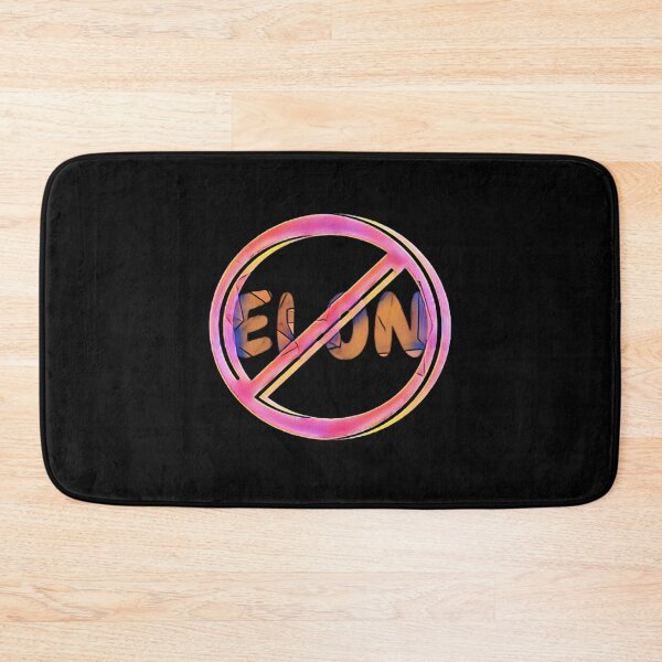 Item preview, NO ELON! Round Anti-Elon Musk Bumper Sticker Decal For Tesla Owners! #2 designed and sold by creativerooney.