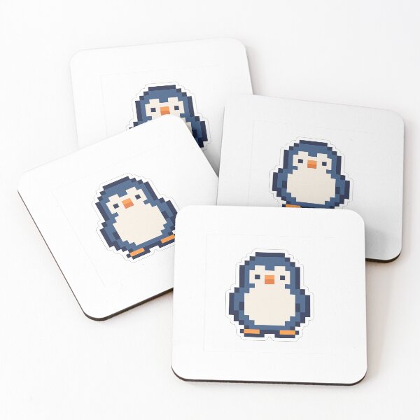 Item preview, Old-school video game pixel penguin designed and sold by hbaer22.