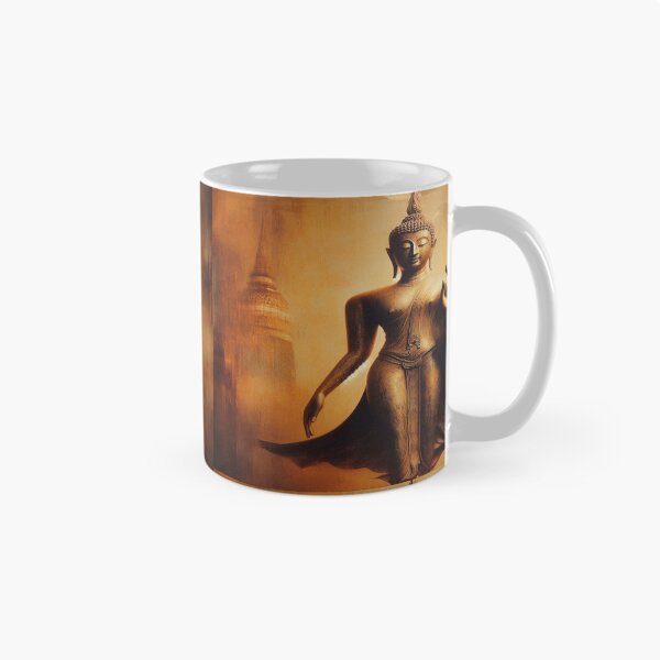 Item preview, Walking Golden Stillness – Impressionist Sukhothai Buddha designed and sold by Naomi Gutierrez Parrish.