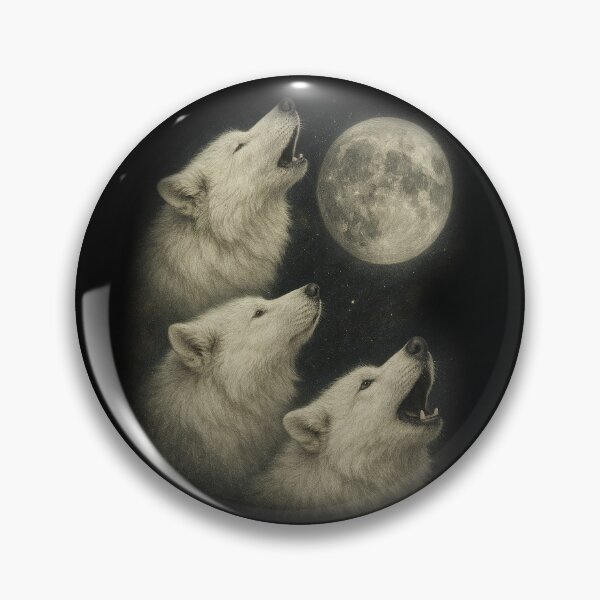 Item preview,  Dire Wolf Remos and Romulus  Wolf Howling Mythology  designed and sold by TynesDesign.