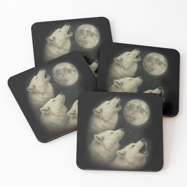 Item preview,  Dire Wolf Remos and Romulus  Wolf Howling Mythology  designed and sold by TynesDesign.