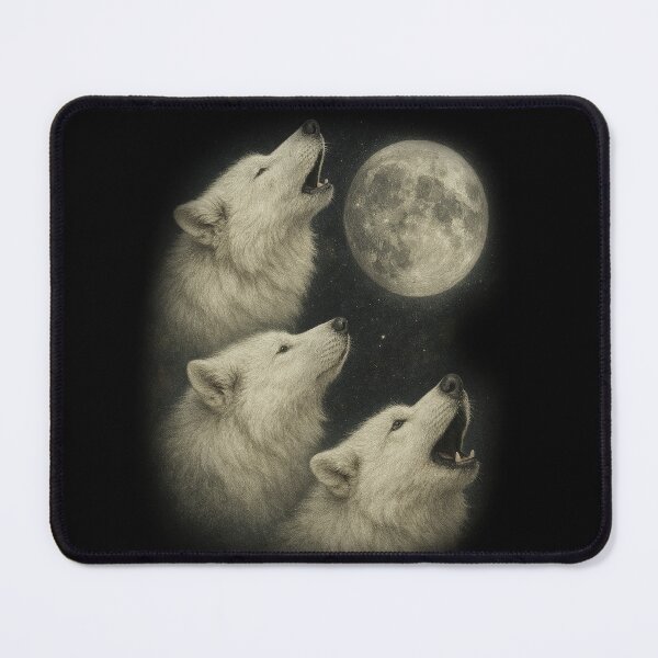 Item preview, Dire Wolf Remos and Romulus Wolf Howling Mythology designed and sold by TynesDesign.