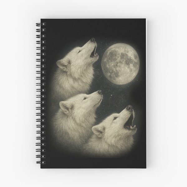 Item preview,  Dire Wolf Remos and Romulus  Wolf Howling Mythology  designed and sold by TynesDesign.