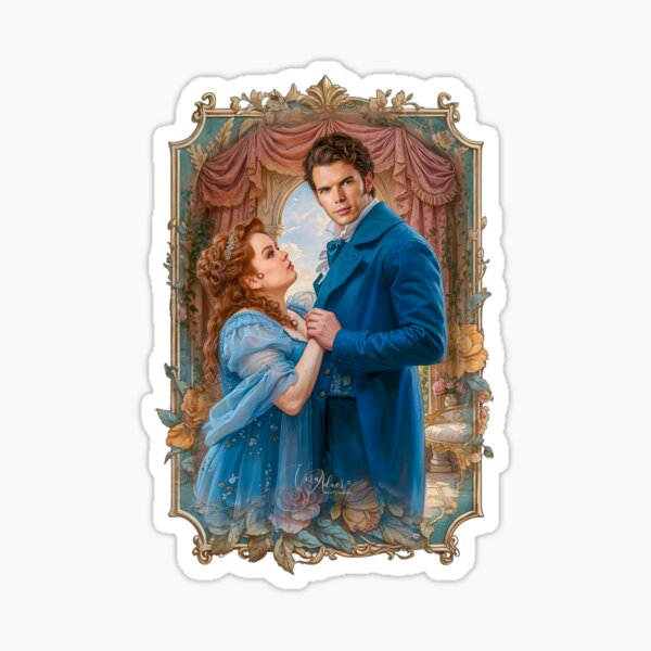 Aperçu de l'œuvre Pénélope et Colin Bridgerton créée et vendue par Vera-Adxer.