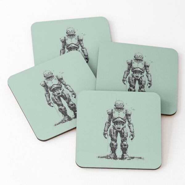 Item preview, Retro Tech Reimagined: Vintage Robots in Ink designed and sold by drawbey.