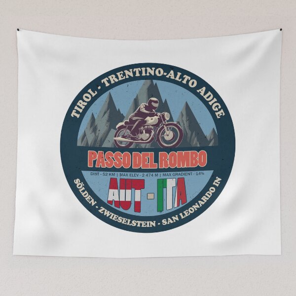 Item preview, Passo Del Rombo Vintage Badge, AUT ITA designed and sold by Wanderful-roads.
