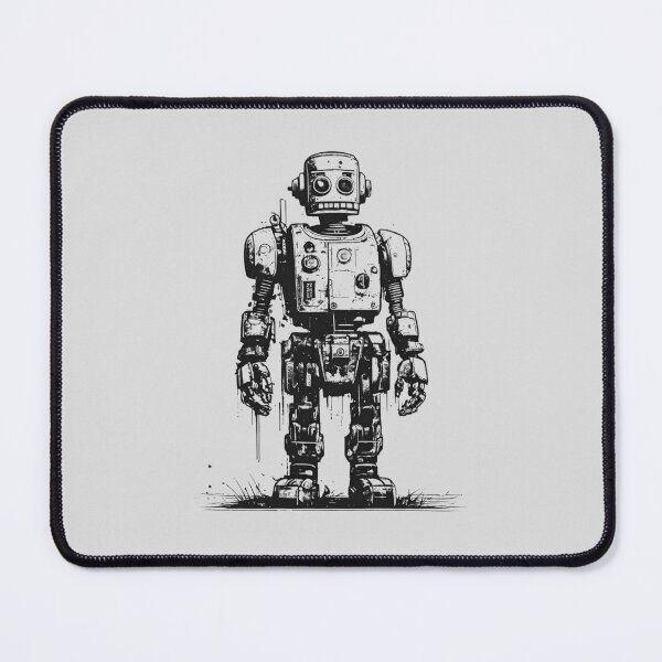 Item preview, Retro Tech Reimagined: Vintage Robots in Ink designed and sold by drawbey.