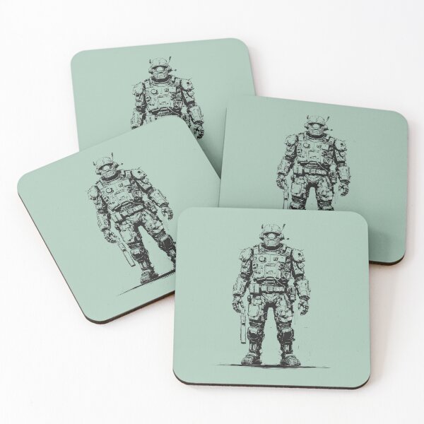 Item preview, Retro Tech Reimagined: Vintage Robots in Ink designed and sold by drawbey.