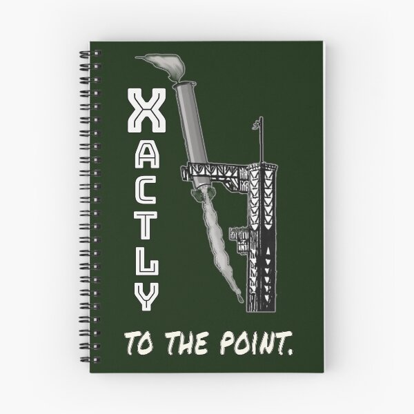 Item preview, Play with words - Motivating to speak or do something exactly to the point - SpaceX Rocket's Return example designed and sold by PunArtistry.