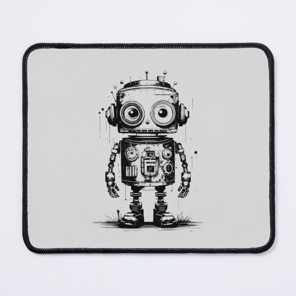 Item preview, Retro Tech Reimagined: Vintage Robots in Ink designed and sold by drawbey.
