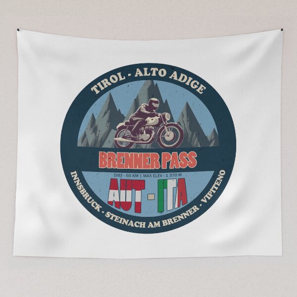 Item preview, Brenner Pass Vintage Badge, AUT ITA designed and sold by Wanderful-roads.